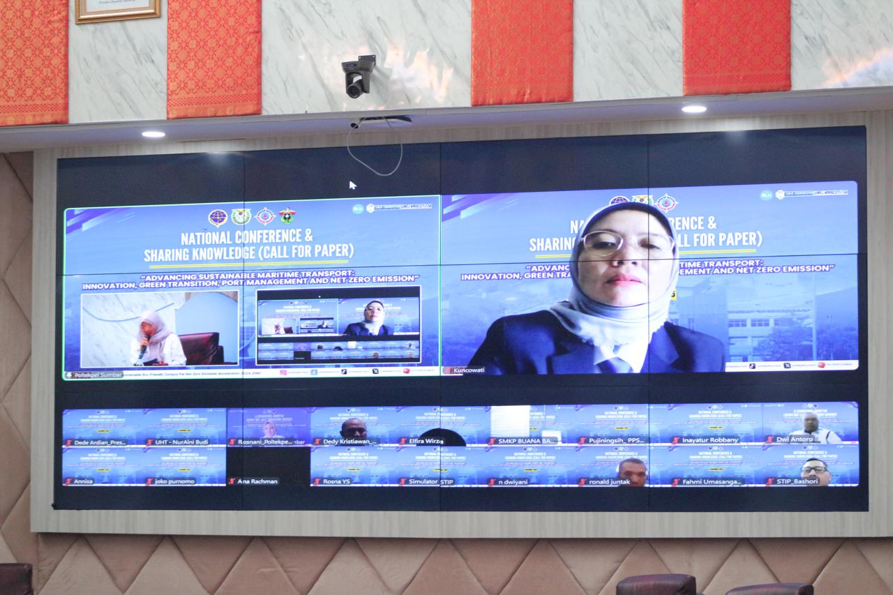 Dosen Fokasi Pelayaran UHT Jadi Narasumber pada National Conference & Sharing Knowledge Poltekpel Sumbar