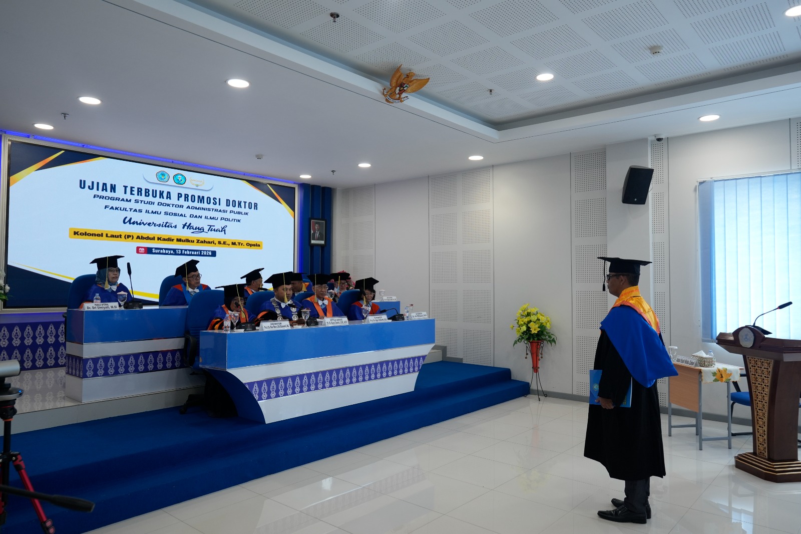 Ujian Doktor FISIP UHT, Bahas Pemberdayaan Kampung Bahari Nusantara