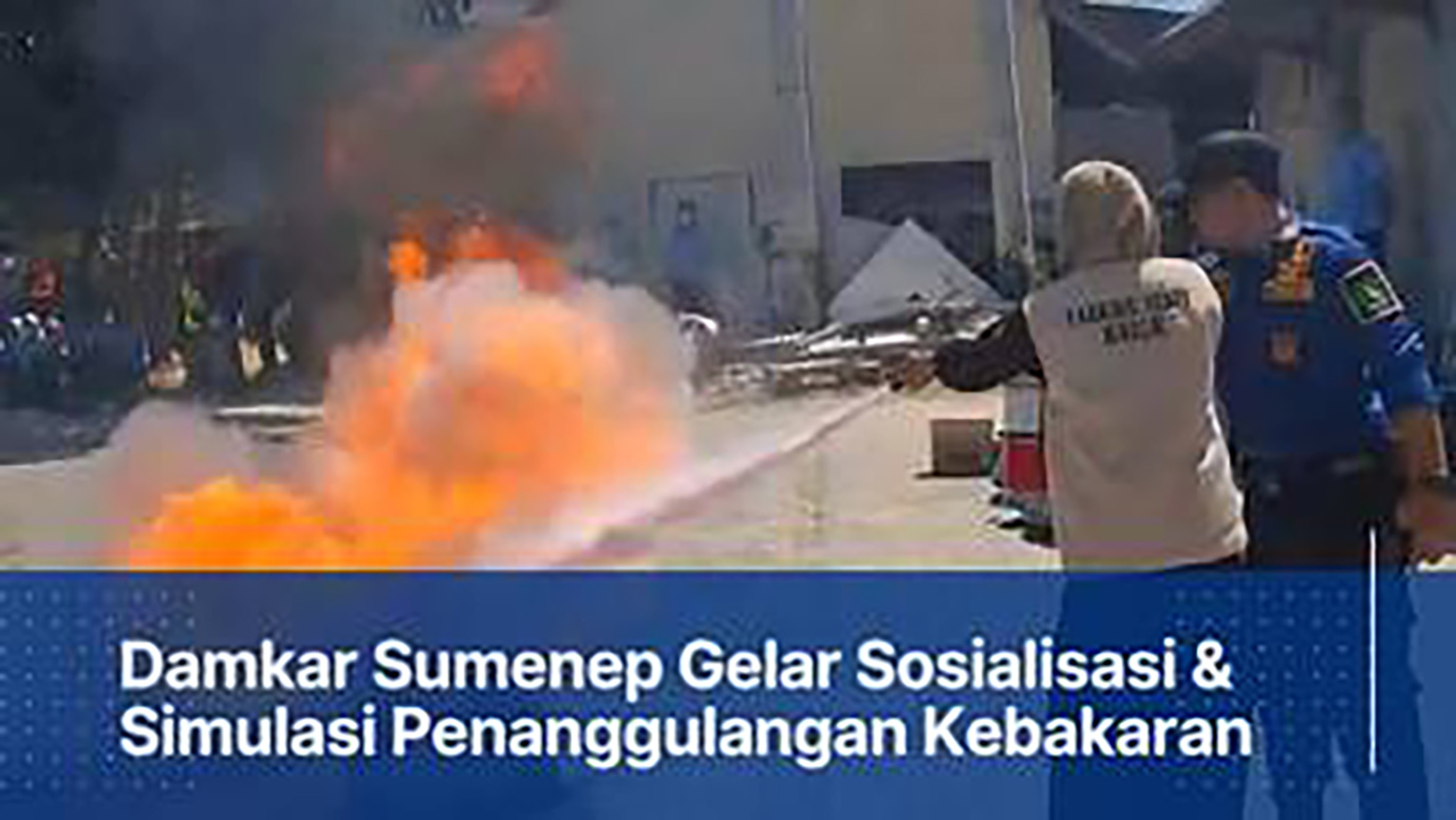PPG Sumenep Batuan Jadi yang Pertama di Sumenep Gelar Pelatihan Pemadam Kebakaran
