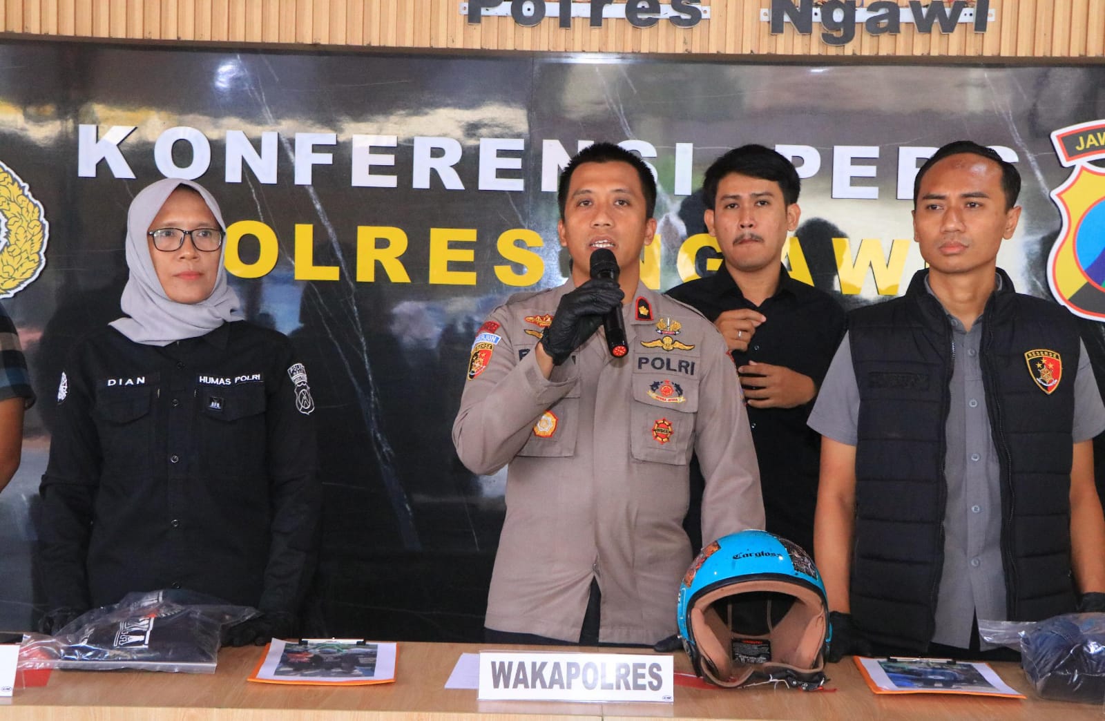Polres Ngawi Amankan 2 Tersangka Pengeroyokan di Paron Motif Atribut Perguruan Silat