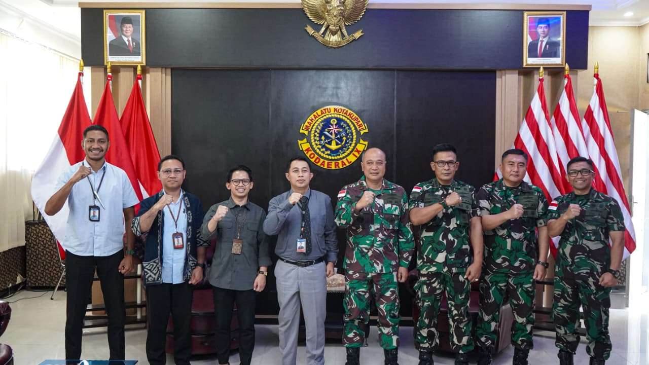 Dankodaeral IX Terima Courtesy Call Pelaksana Tugas Kepala Perwakilan Bank Indonesia Provinsi Maluku