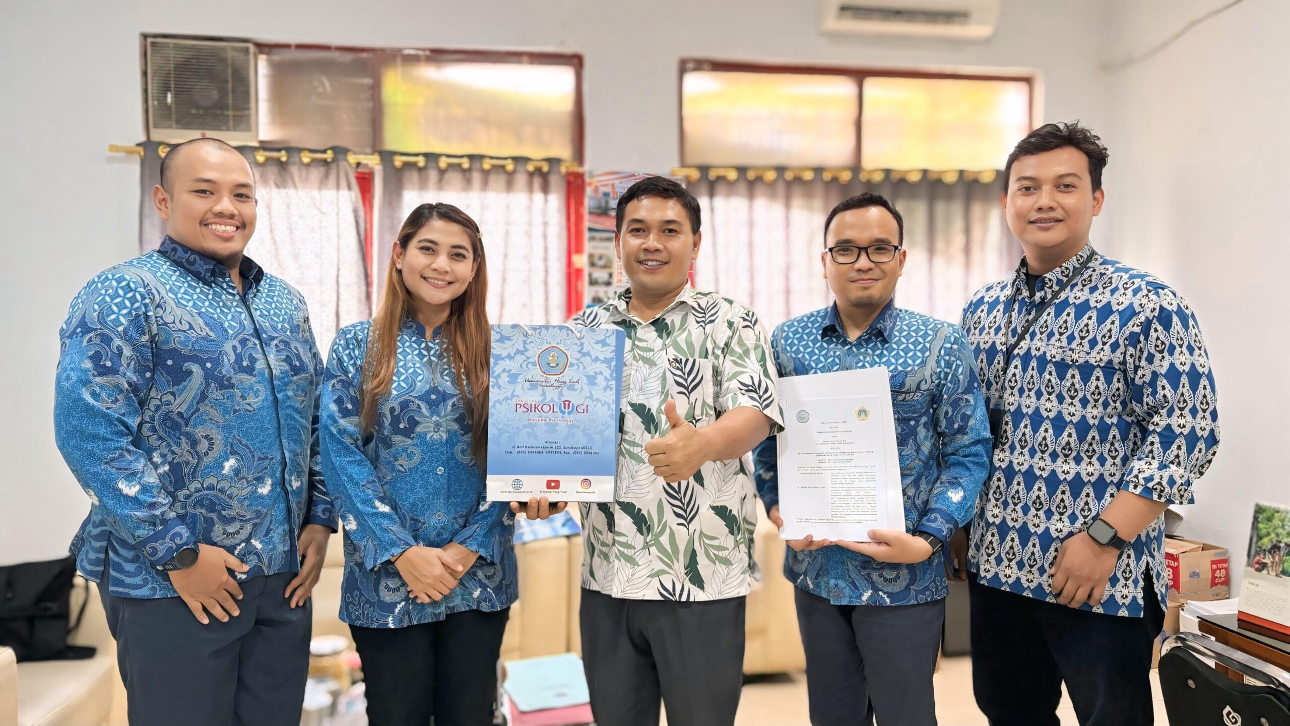 Fakultas Psikologi UHT Jalin Kerja Sama dengan Kecamatan Manyar Gresik