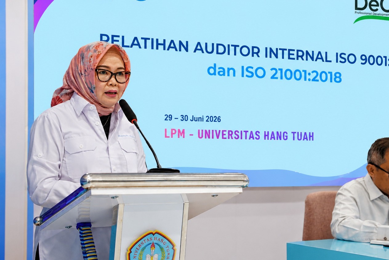 LPM Universitas Hang Tuah Gelar Pelatihan Auditor Internal ISO, Perkuat Budaya Mutu Kampus