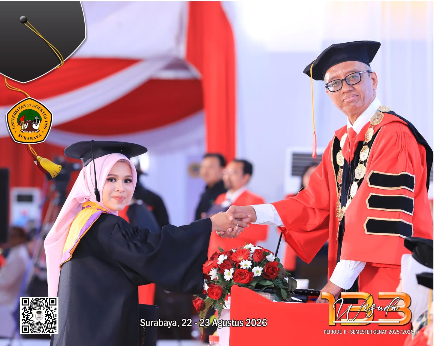 Untag Surabaya Wisuda ke-133 tahun 2026 dengan 1.958 Lulusan dan Galang Donasi Peduli Gempa NTT