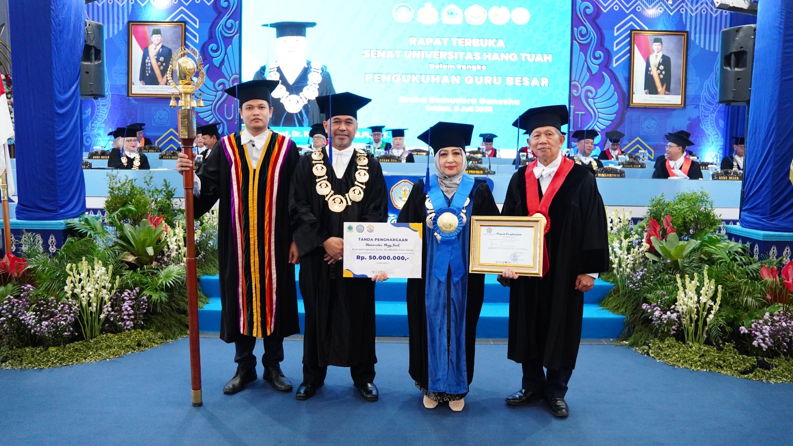 Universitas Hang Tuah Kukuhkan Guru Besar Bidang Perikanan