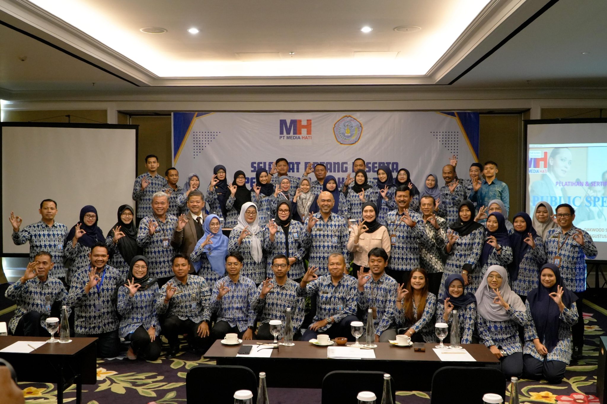 UHT Gelar Pelatihan Kompetensi Public Speaking: Rektor Resmi Membuka, Hadirkan Narasumber dari PT Media Hati