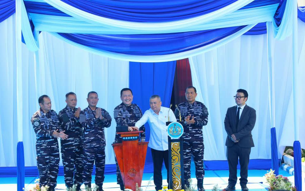Wakasal Mewakili Kasal Resmikan Fire Fighting Training Center Berstandar Internasional di Koarmada II
