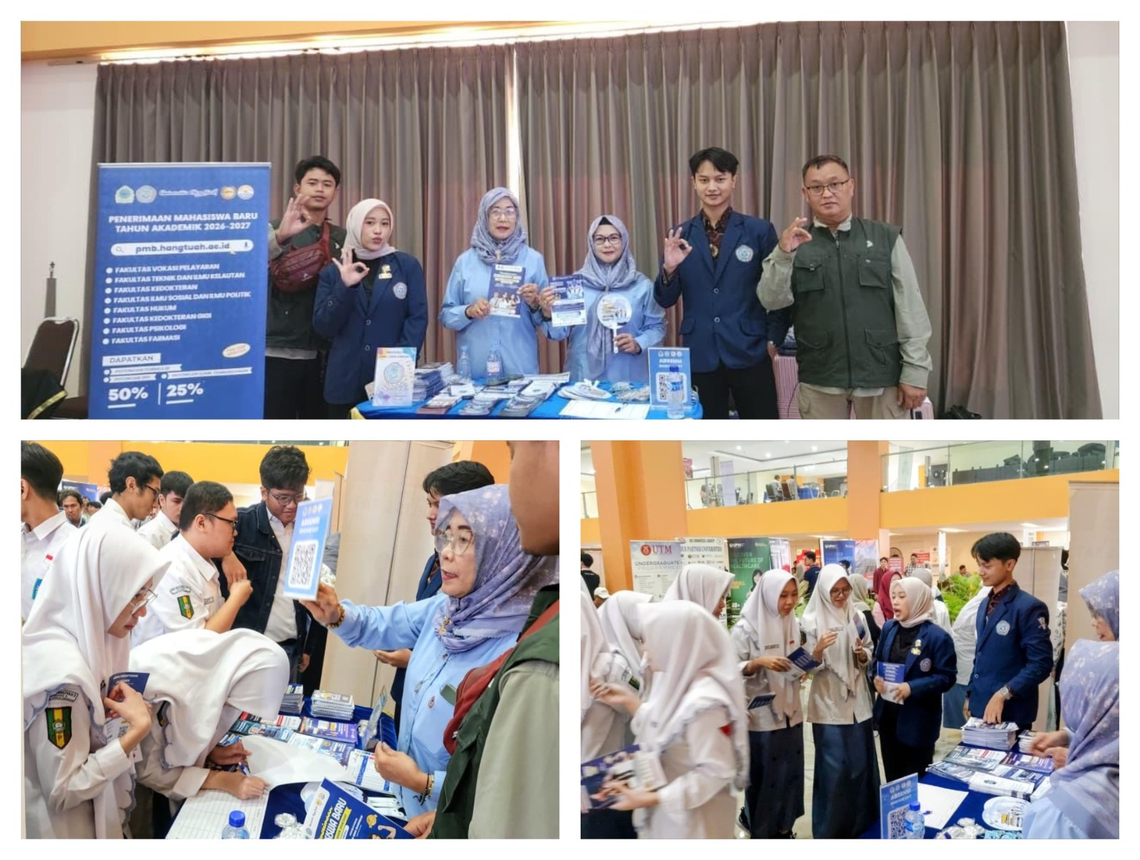 Kenalkan Keunggulan Pendidikan dan Kemaritiman, UHT Sapa Calon Mahasiswa di Smamda EduFair 2026